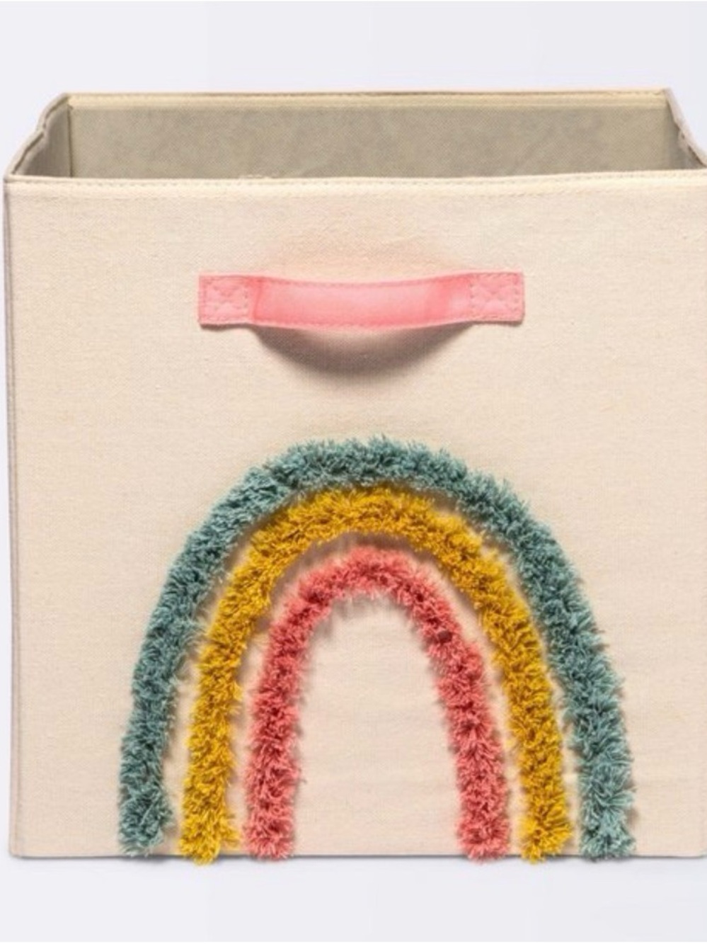 Tufted Canvas 13”x13” Square Cube Cloud
Island™ Rainbow: Decorative Storage Bin